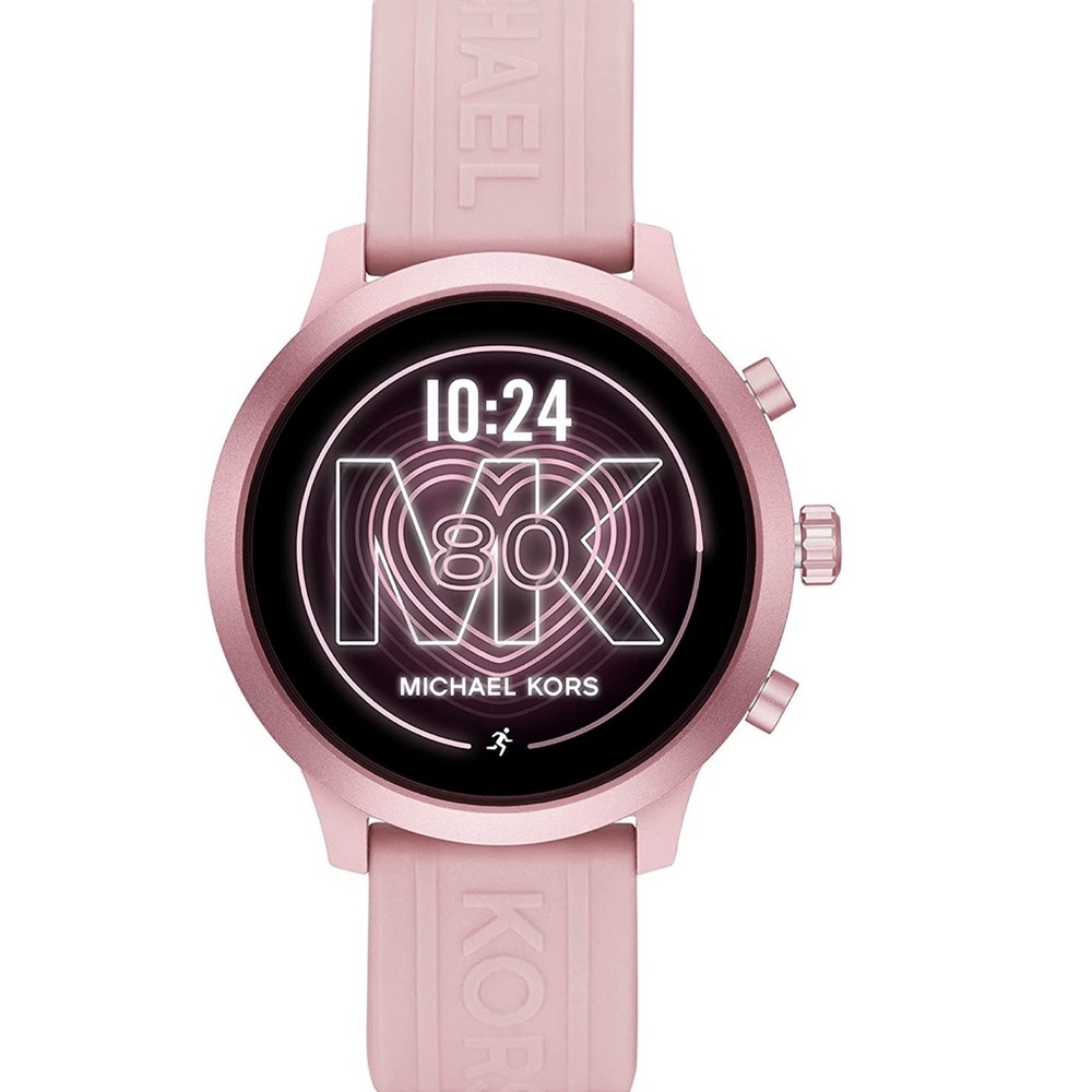 Michael Kors Women Access MKGO Pink Silicone Smartwatch